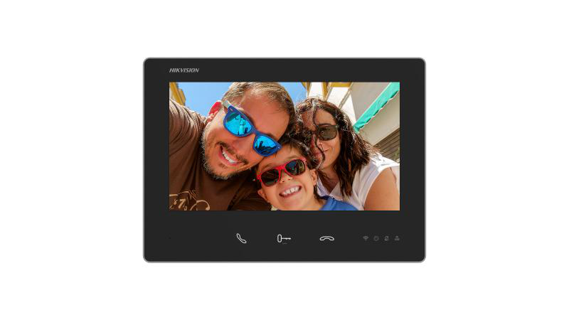 Monitor videointerfon Hikvision DS-KH7300EY-WTE2, 2 fire, 7-inch touch screen,