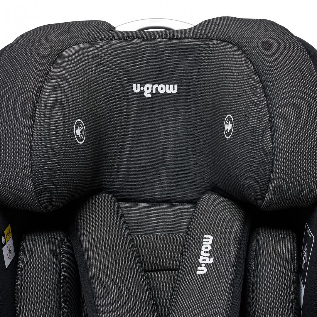 Scaun auto I-size U-Grow Goldfix Plus, isofix, 76-150 cm (9-36 - imagine 12
