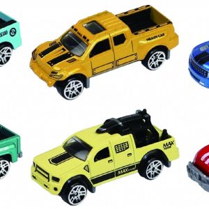 MACHETA DIE CAST, SET 3 CAMIONETE, SCARA 1/64, 7.5CM, DIVERSE