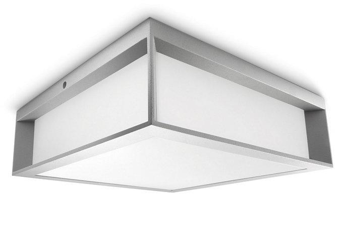 Plafoniera pentru exterior Philips Skies, 2xE27, max 2x42W, IP44 ,260x260x81mm, - imagine 3