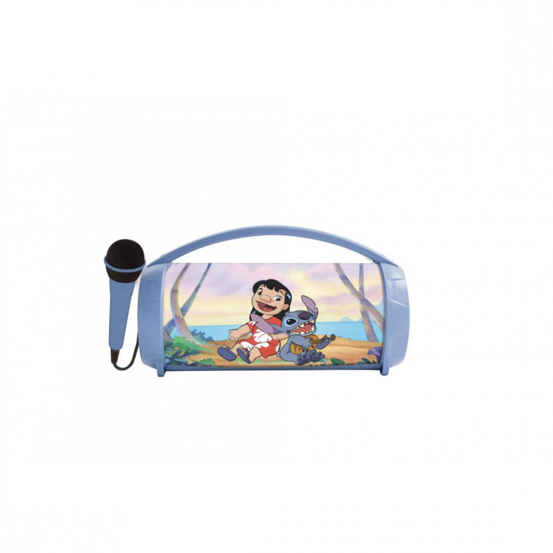 BOXA CU MICROFON SI LUMINI, STITCH - imagine 4