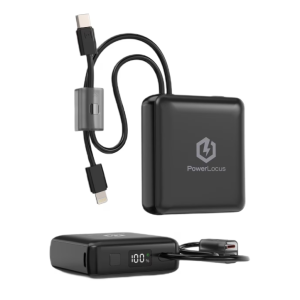 Baterie externa PowerLocus 10000mAh, capacitate: 10.000 mAh/3,85 V/38,5 Wh, tip
