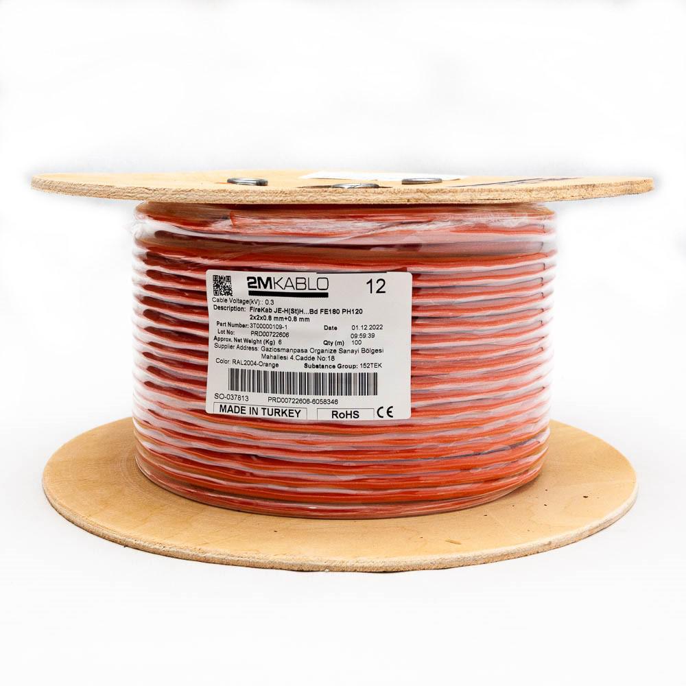 "Cablu incendiu JEH(St)H...Bd FE180 PH120 2x2x0.8 mm+0.8 , rezistenta