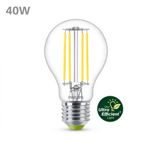 Bec LED Philips Classic A60, Ultra Efficient Light, E27, 2.3W