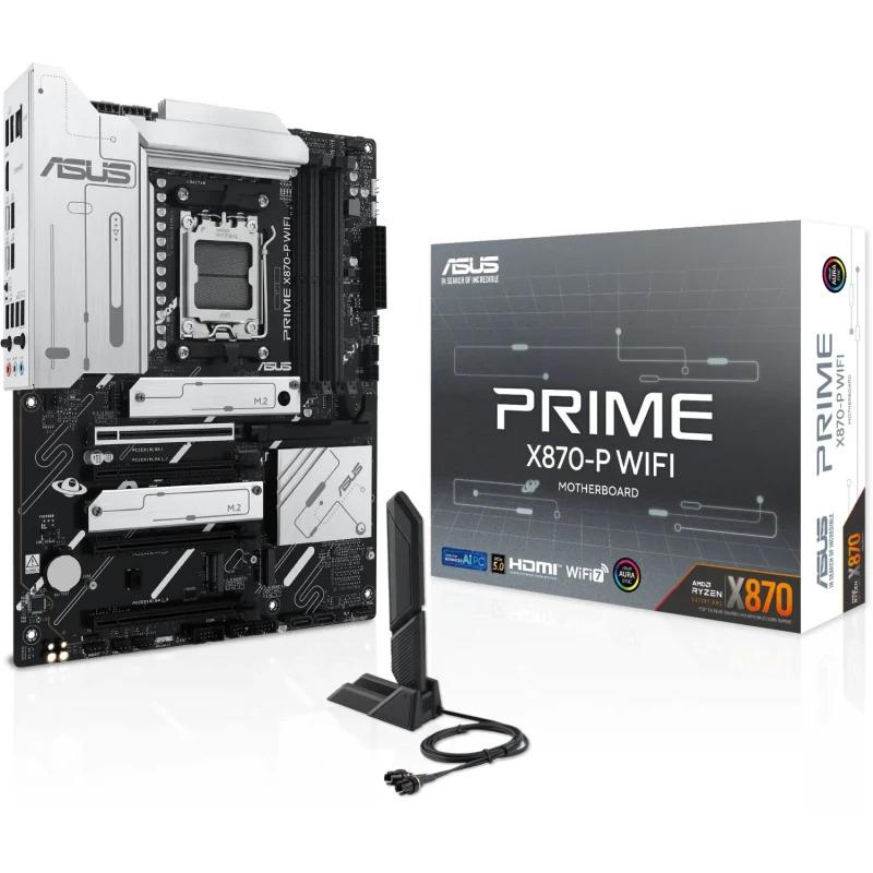 Placa de baza ASUS Prime X870-P WIFI, Socket AM5, DDR5,