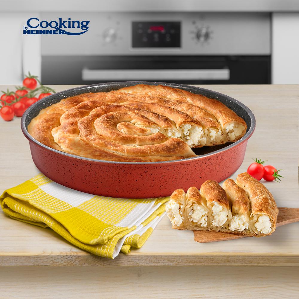 TAVA ROTUNDA ACOPERIRE CERAMICA 40x7 CM, ANCA, COOKING BY HEINNER - imagine 3