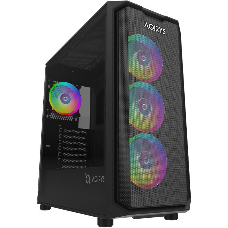 Carcasa AQIRYS Wezen PRO, RGB, Mid Tower, Black - imagine 5