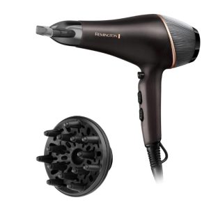 Uscator de par Remington, Copper Radiance, 2200W, Ionizare, grila ceramica,