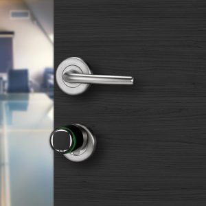 Cilindru electronic LIBRA SMART, cu knob mecanic PREMIUM, 45x45, RFID,