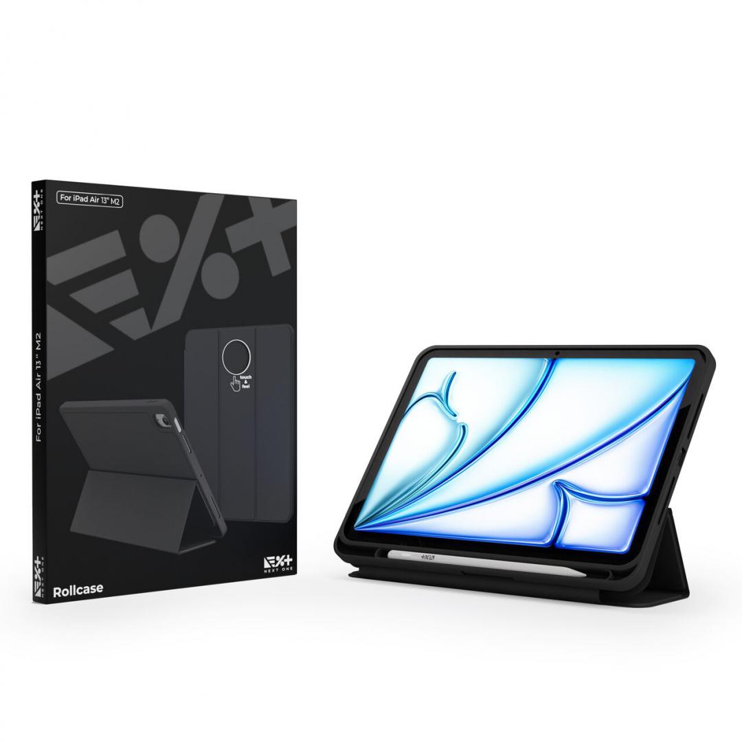 NEXT ONE ROLLCASE FOR IPAD AIR 13" M2 2024 BLACK - imagine 4