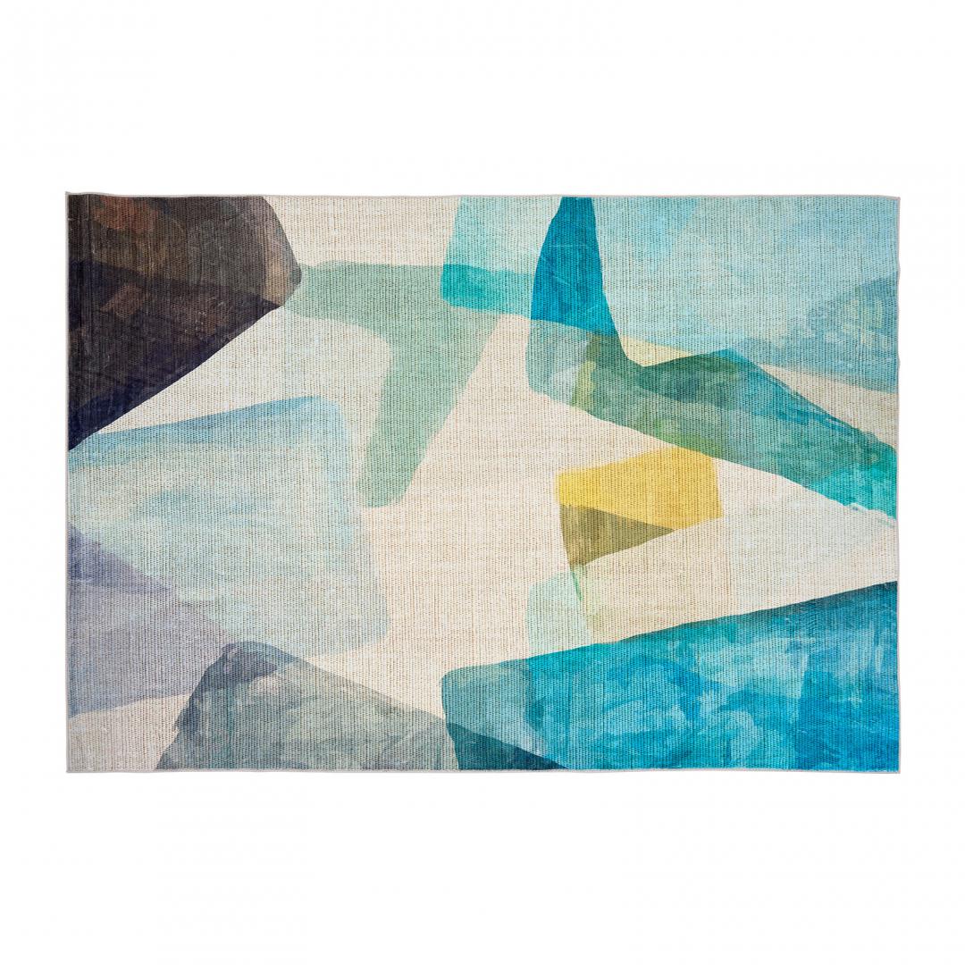 Covor printat, FOREST 200x300 cm, lavabil cu spate antialunecare, inaltime
