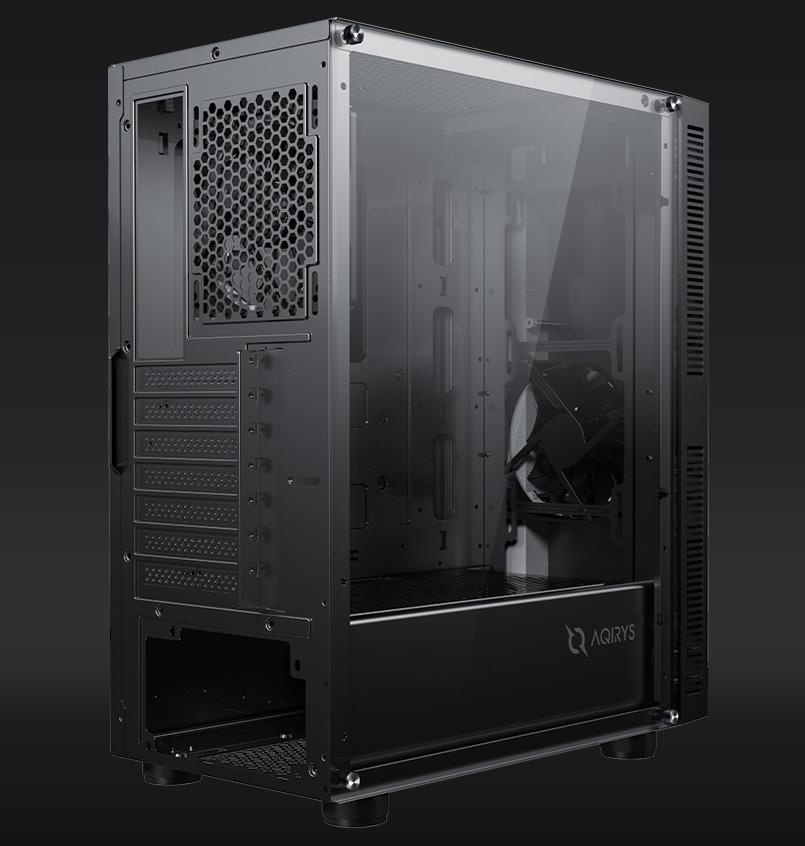 Carcasa AQYRIS ELECTRA Mid Tower ARGB NEGRU - imagine 9