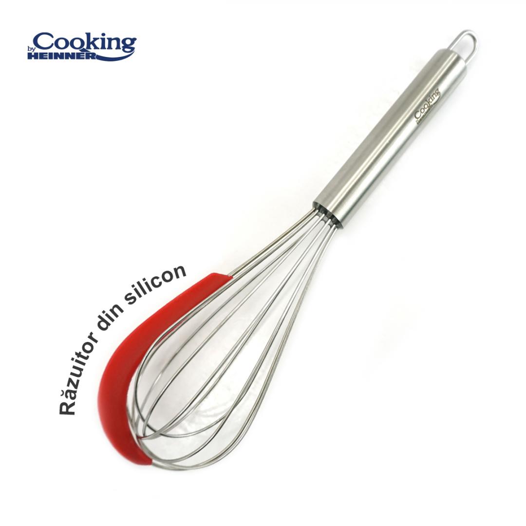 TEL INOX CU RAZUITOR DIN SILICON 23 CM, TEYA - imagine 7