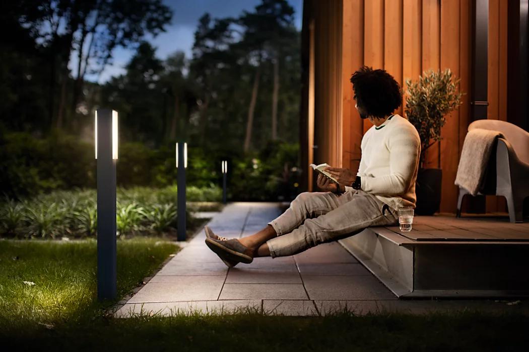 Stalp LED pentru exterior Philips STRATOSPHERE, 3.8W, 800 lm, lumina - imagine 5
