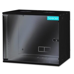Cabiner Space 19" 9U, fixare pe perete, dezasamblat, 448x515x400, usa