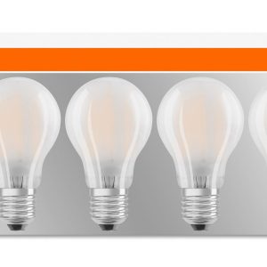 5 Becuri LED Osram Base Classic A, E27, 7W (60W),