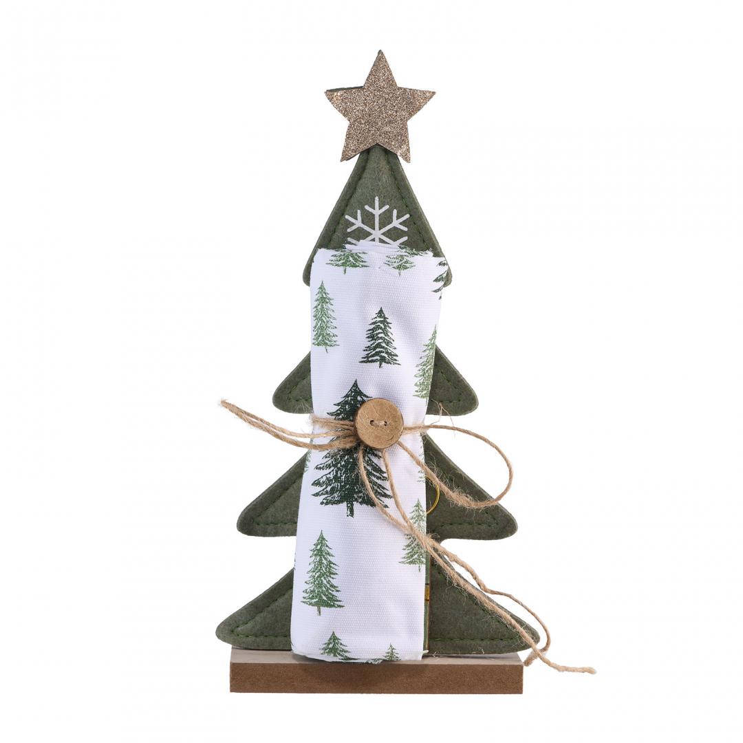 Set 2piese:decoratiune; prosop bucatarie Tree - imagine 4