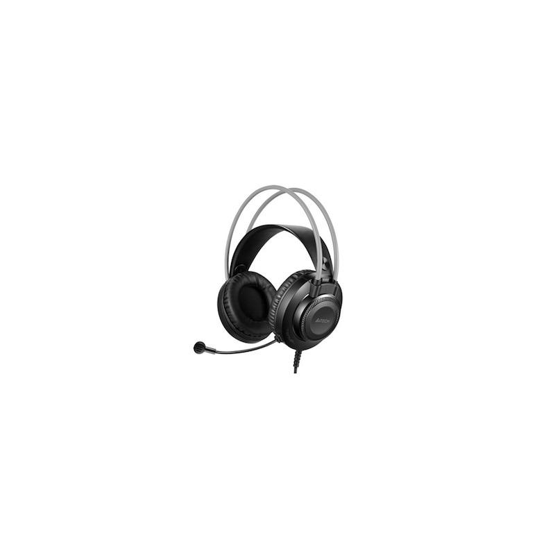 Casti Head-band A4TECH FH200U, Wired, Negru