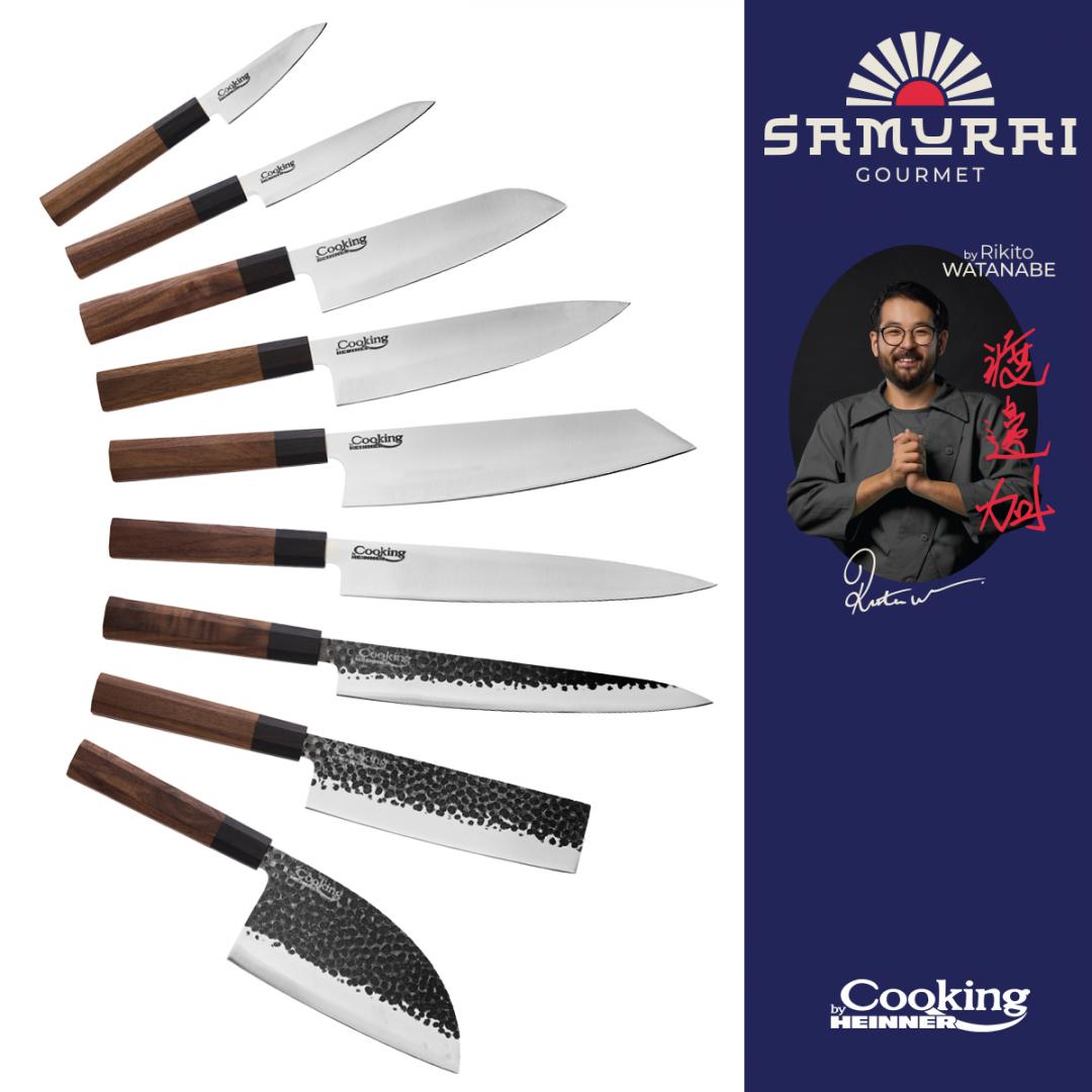 CUTIT NAKIRI 18 CM, RIKITO WATANABE, SAMURAI GOURMET, COOKING BY - imagine 6