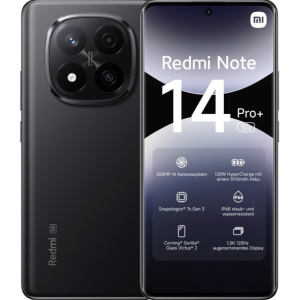 Telefon XIAOMI Redmi Note 14 Pro+ 5G, Dual SIM, Negru