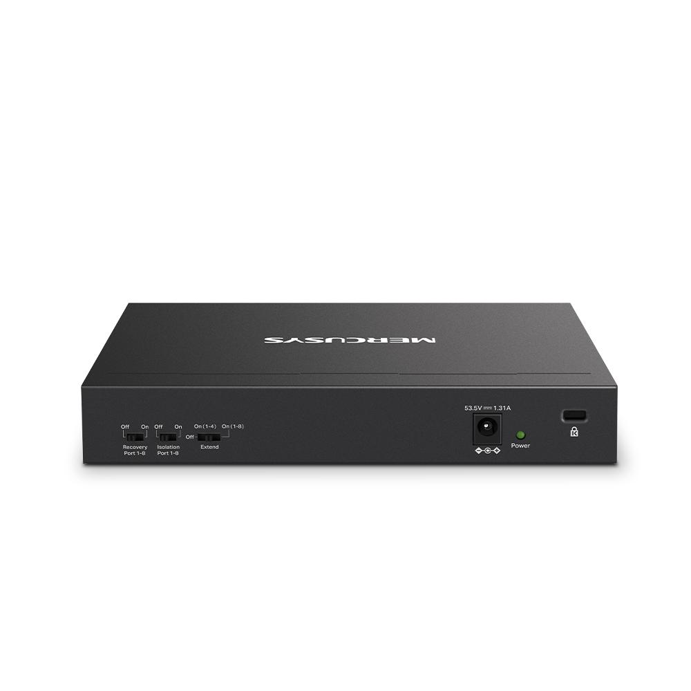 MERCUSYS DESKTOP SWITCH 10PORT MS110P POE, Interfata: 10× 10/100 - imagine 3