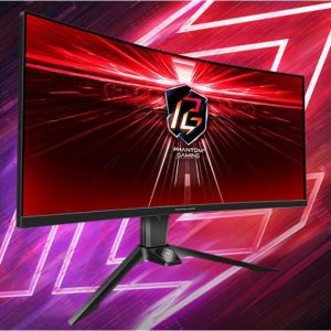Monitor Commercial ASROCK PG34WQ15R2B, 34", 3440 x 1440 pixeli, Black,