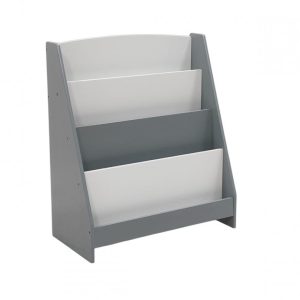 Raft depozitare carti, gri, MDF, U-Grow