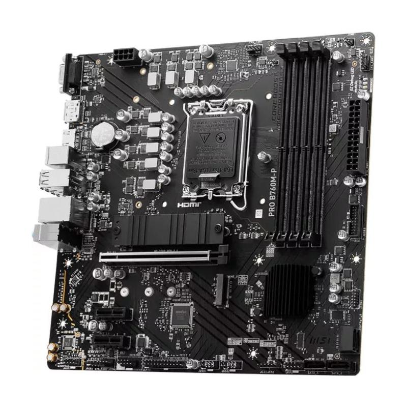 Placa de baza MSI PRO B760M-P, LGA 1700, DDR5, Micro-ATX - imagine 3