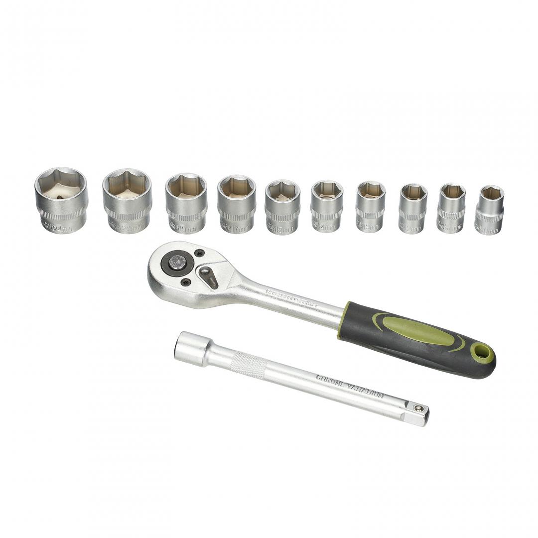 HEINNER SET 12 PIESE 3/8"+ext. CR-V - imagine 3