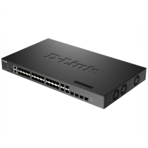 Switch DLink DXS-3410-32SY, 28x 10G SFP+, 4x 10/25G SFP28, 100/1000/2500/5000/10000