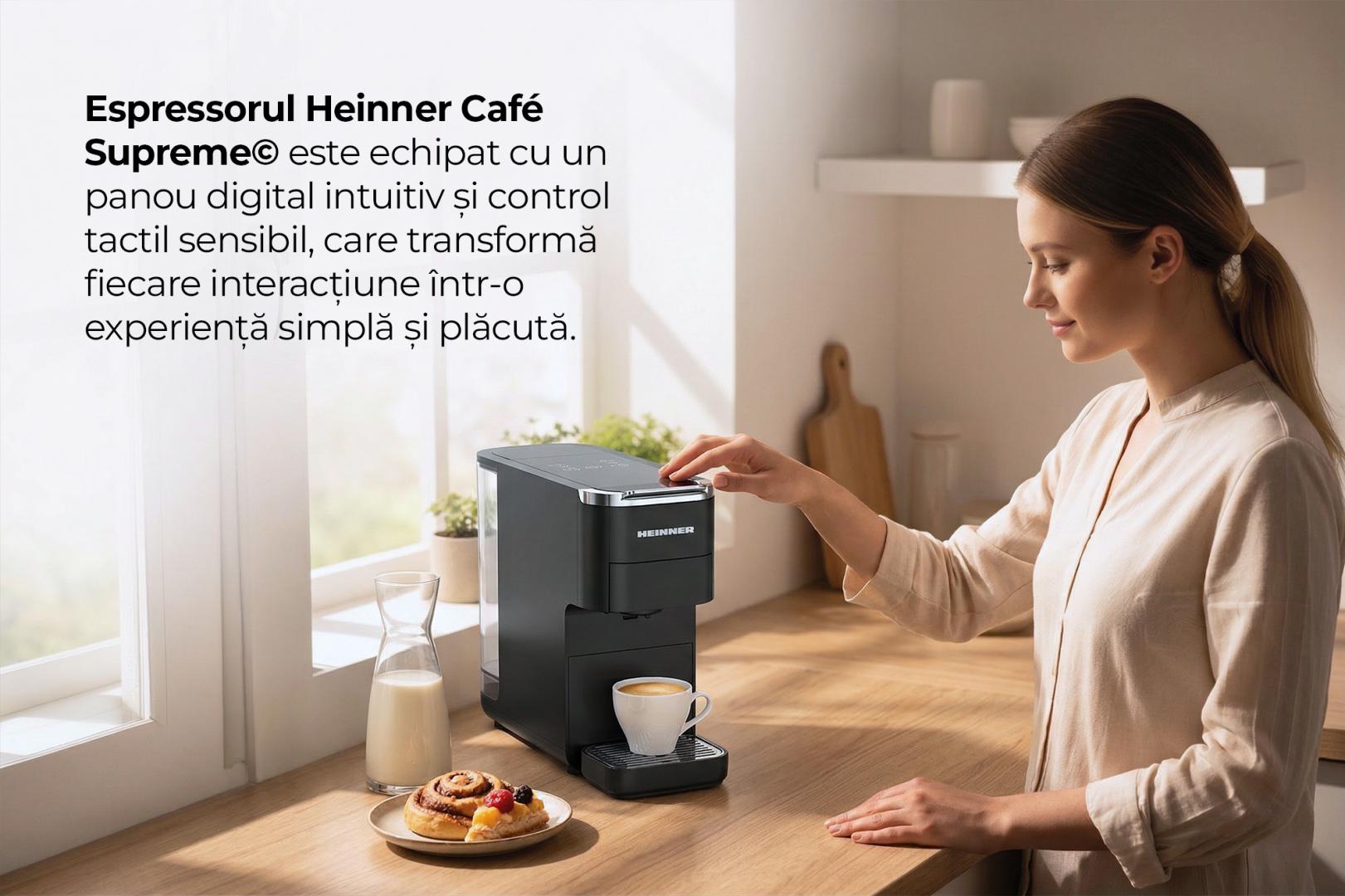 ESPRESSOR CU CAPSULE HEINNER CAFE SUPREME HEMC-DD15BK - imagine 7