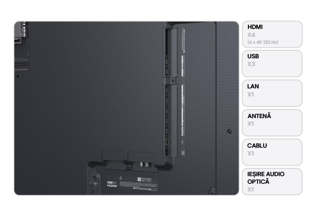 Televizor OLED Evo Smart LG 83G51LW, 4K, HDR, 210cm - imagine 3