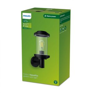 Aplica pentru exterior Philips LISTRA UP, 1xE27, max 25W, IP44
