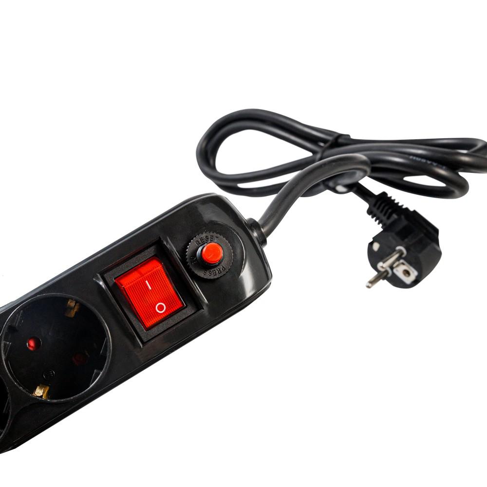 PRELUNGITOR SPACER, Schuko x 5, conectare prin Schuko (T), USB - imagine 6