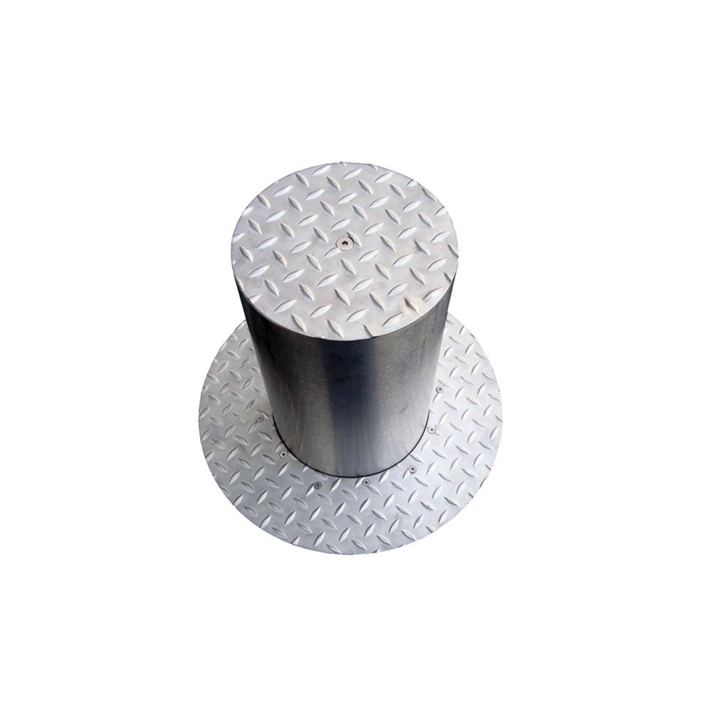 Stalp / bolard fix restrictionare acces auto Motorline MPIE5/400, inox - imagine 4