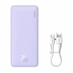Baterie externa Baseus Airpow, 10000mAh, 20W, 1 x USB; 1