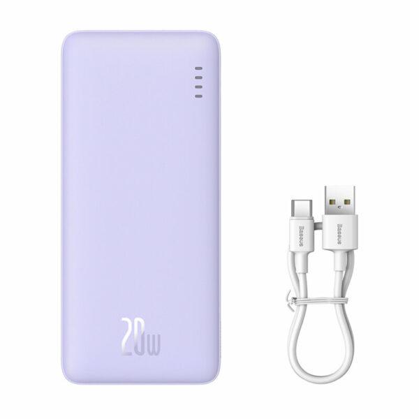 Baterie externa Baseus Airpow, 10000mAh, 20W, 1 x USB; 1