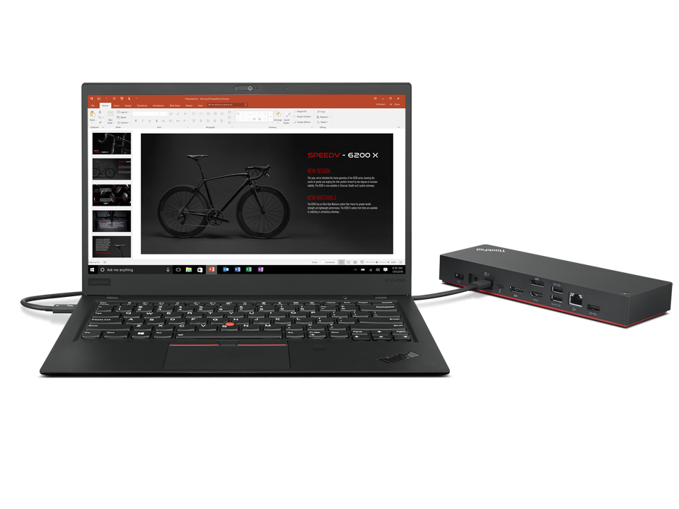 Docking station LENOVO ThinkPad Universal Thunderbolt 4, Thunderbolt, 135W, Negru, - imagine 5