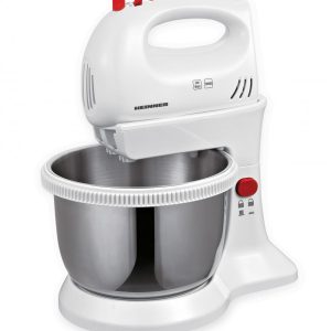 Mixer cu bol Heinner HMBR-300W, Bol rotativ din inox, capacitate: