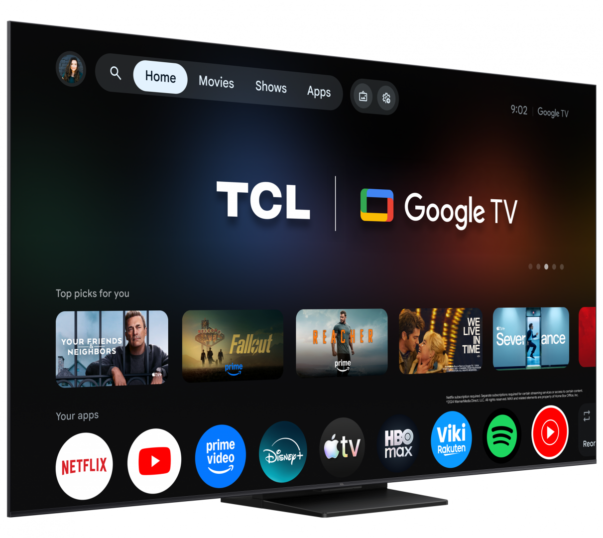 Televizor QD-MiniLED TCL 65MQLED75L, 164 cm, Smart Google TV, 4K - imagine 4
