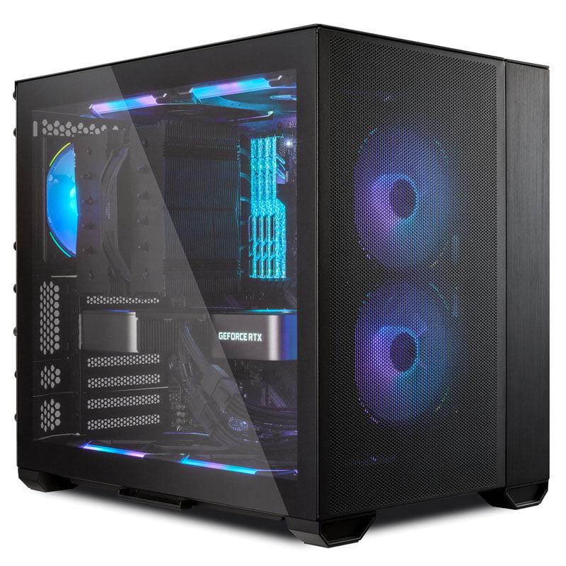 Carcasa Lian Li O11 Air Mini, RGB, Mid Tower, Black - imagine 11