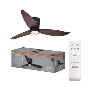 Plafoniera LED CCT cu ventilator Osram Fohn cu Telecomanda, 41W,