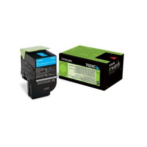 Toner LEXMARK 702XC R, Cyan