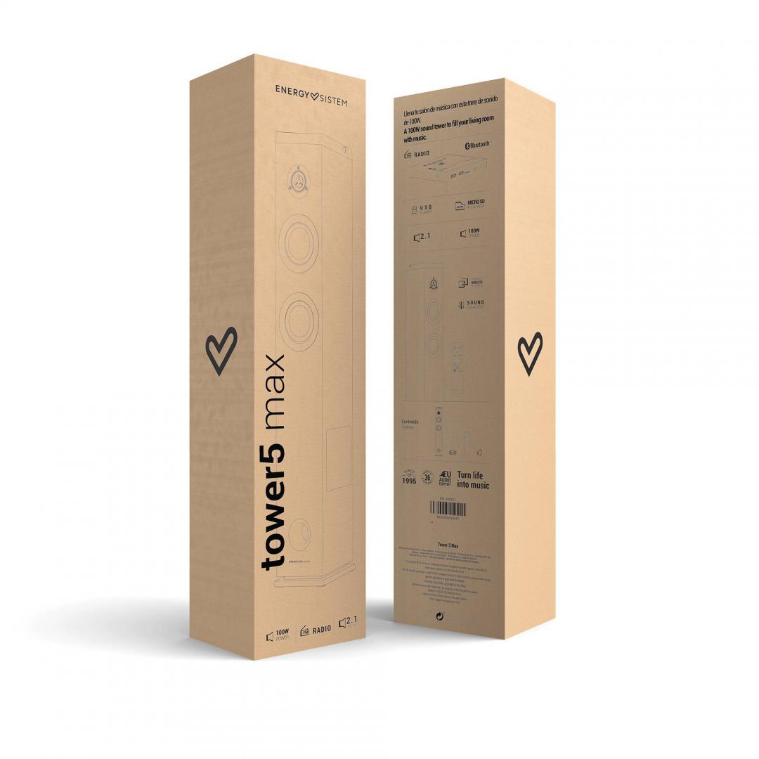 Sistem Audio 2.1 Energy System Tower 5 MAX, bluetooth 5.3, - imagine 9