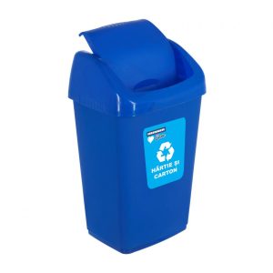 COS GUNOI CAPAC BATANT, RECICLARE ECO 35 L, ALBASTRU, HEINNER