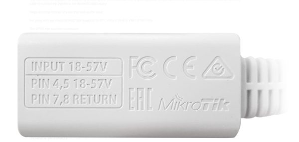 MIKROTIK RBGPOE, PoE injector, for Gigabit LAN products - imagine 3