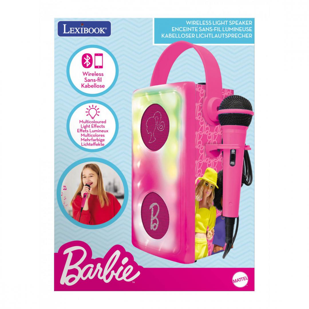 BOXA CU LUMINI&MICROFON FARA FIR, BARBIE - imagine 3