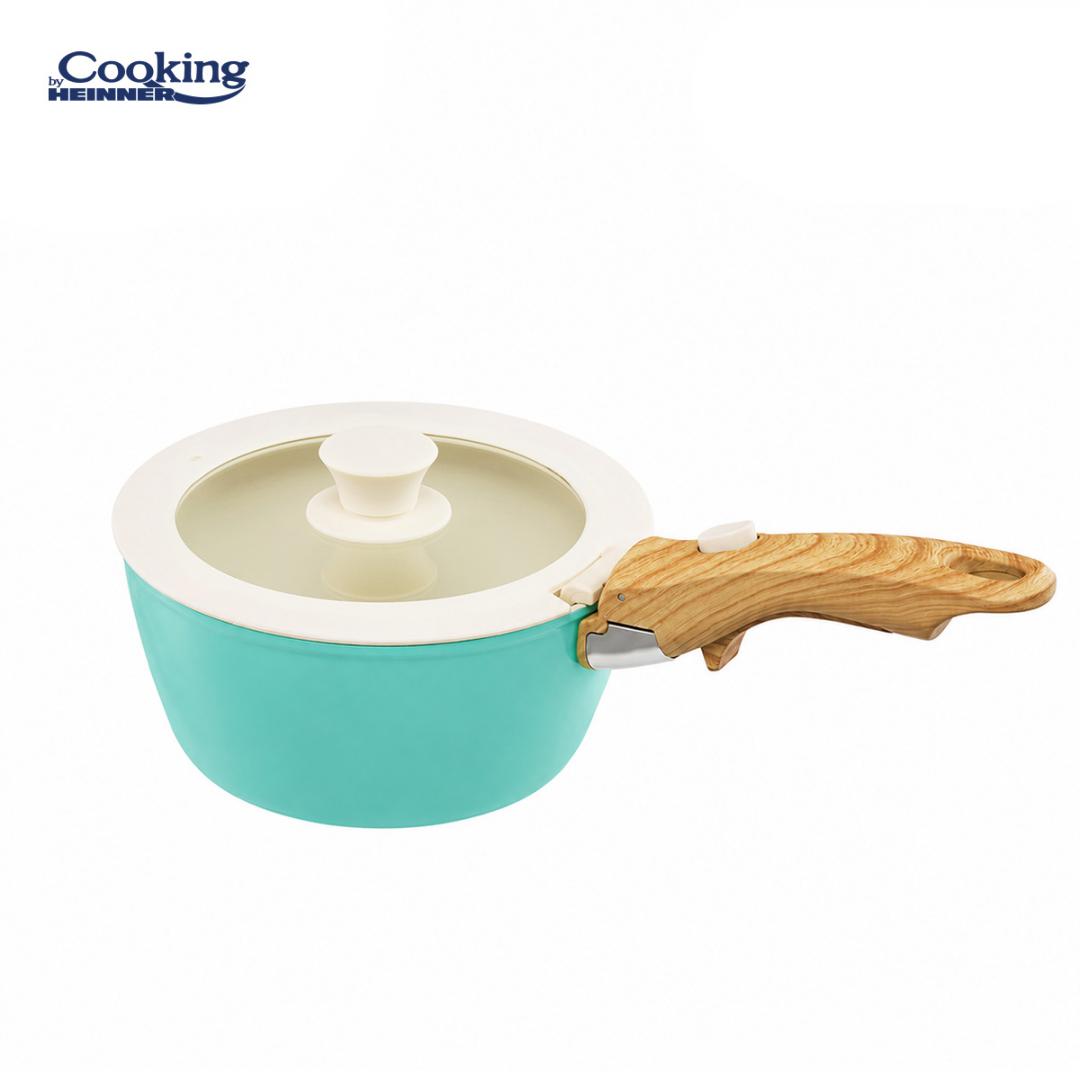 SET 8 PIESE DIN ALUMINIU FORJAT MARBELLA TURQUISE, COOKING BY - imagine 7
