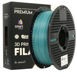 SMART PRINT 3D FILAMENT 1KG PETG+CF GREEN, continut de fibra
