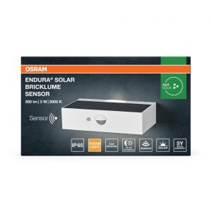 Aplica LED solara cu senzor de miscare si lumina OSRAM